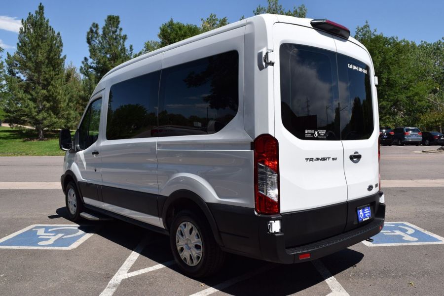 Pre-Owned 2019 Ford Transit Cargo T-150 XL Passenger Medium Roof Braun ...